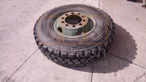 11.00R20 Michelin XZL Tire on Wheel 100% Tread